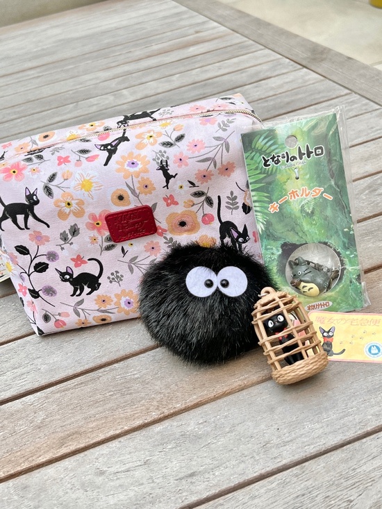 Studio Ghibli Handbags - Studio Ghibli Set ✨ Kiki’s Delivery Service Pouch Jiji Totoro Keychains
